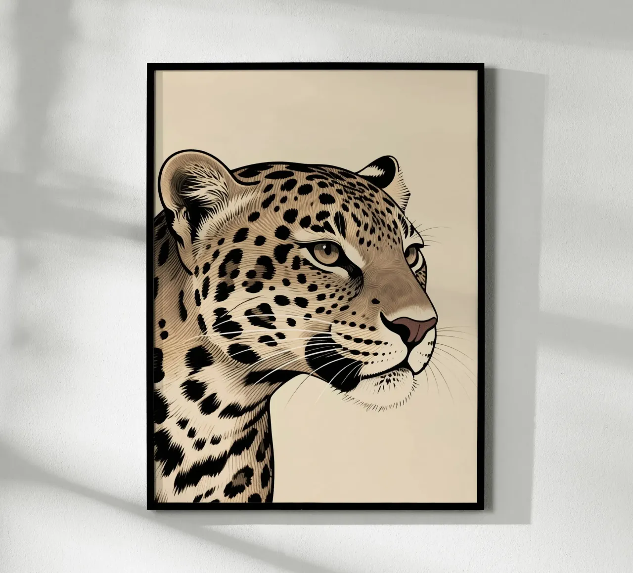 Gatto selvatico poster con telaio in plastica da knowledge