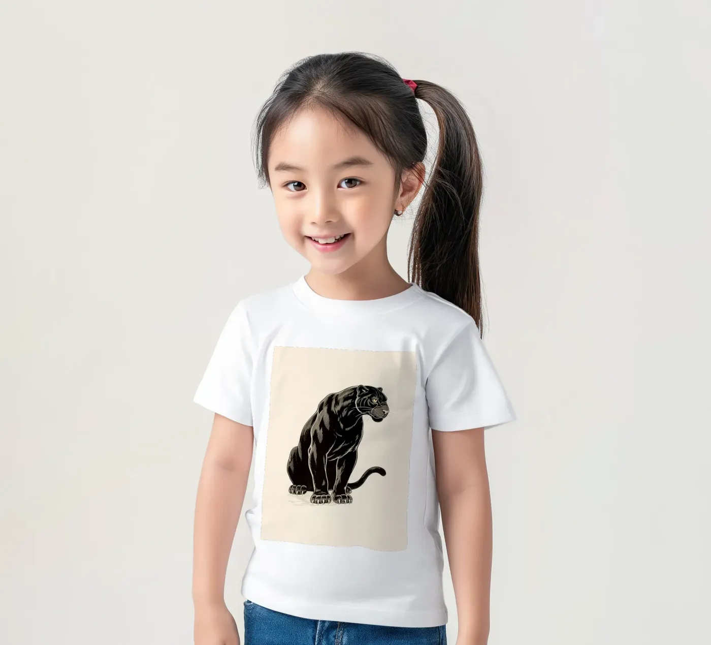 Black Panther t-shirt bambini da knowledge