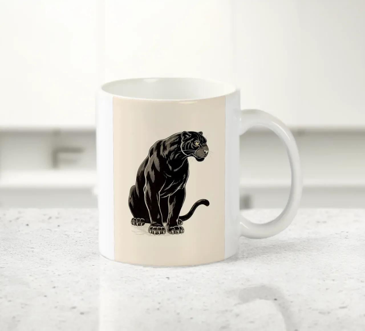 Pantera Nera tazza in ceramica da knowledge