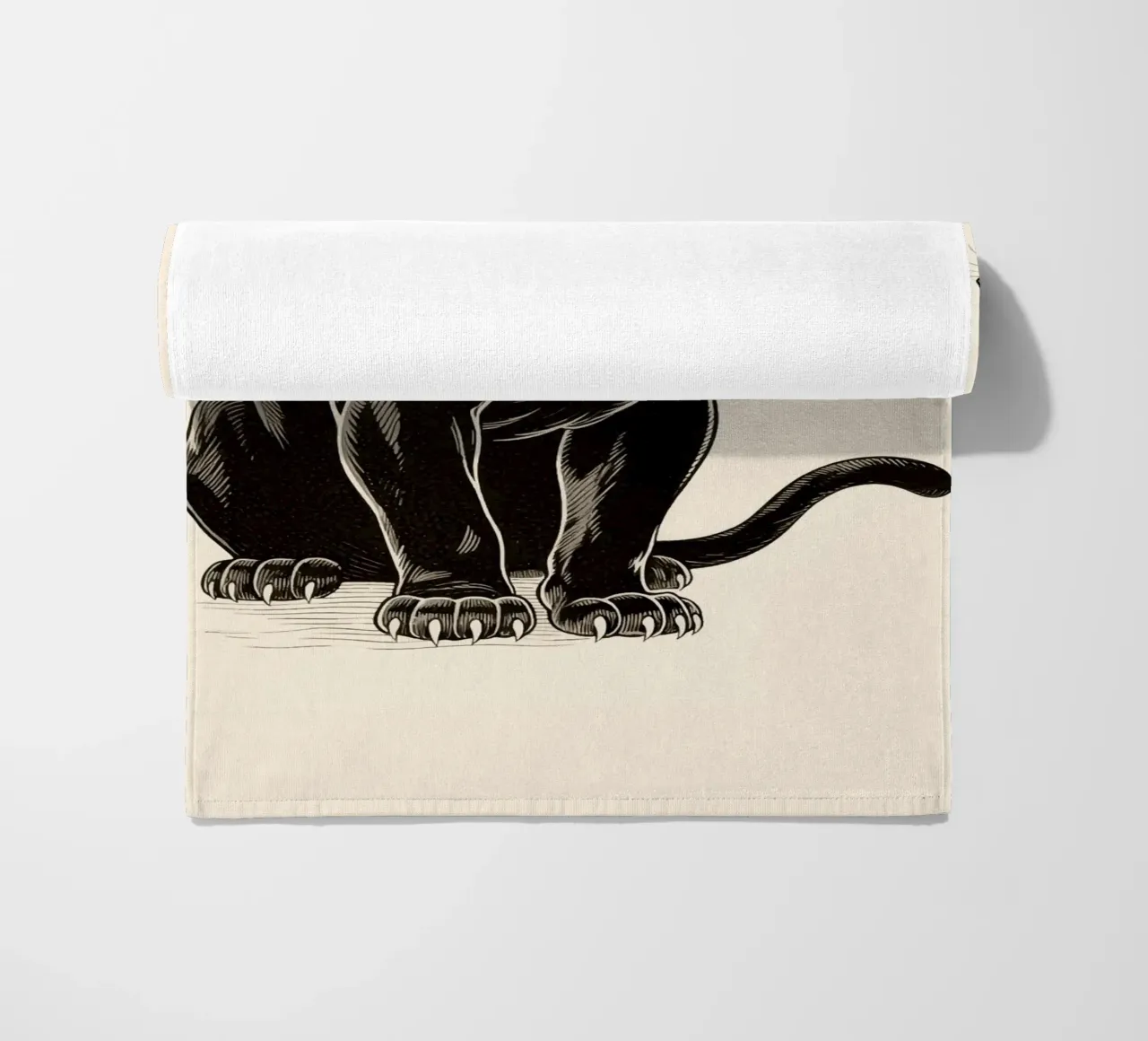 Pantera Nera telo mare da knowledge