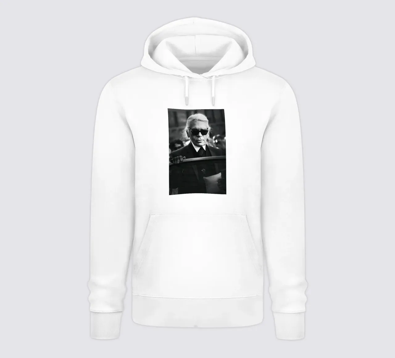 Karl Lagerfeld felpa con cappuccio da vintgeseyn