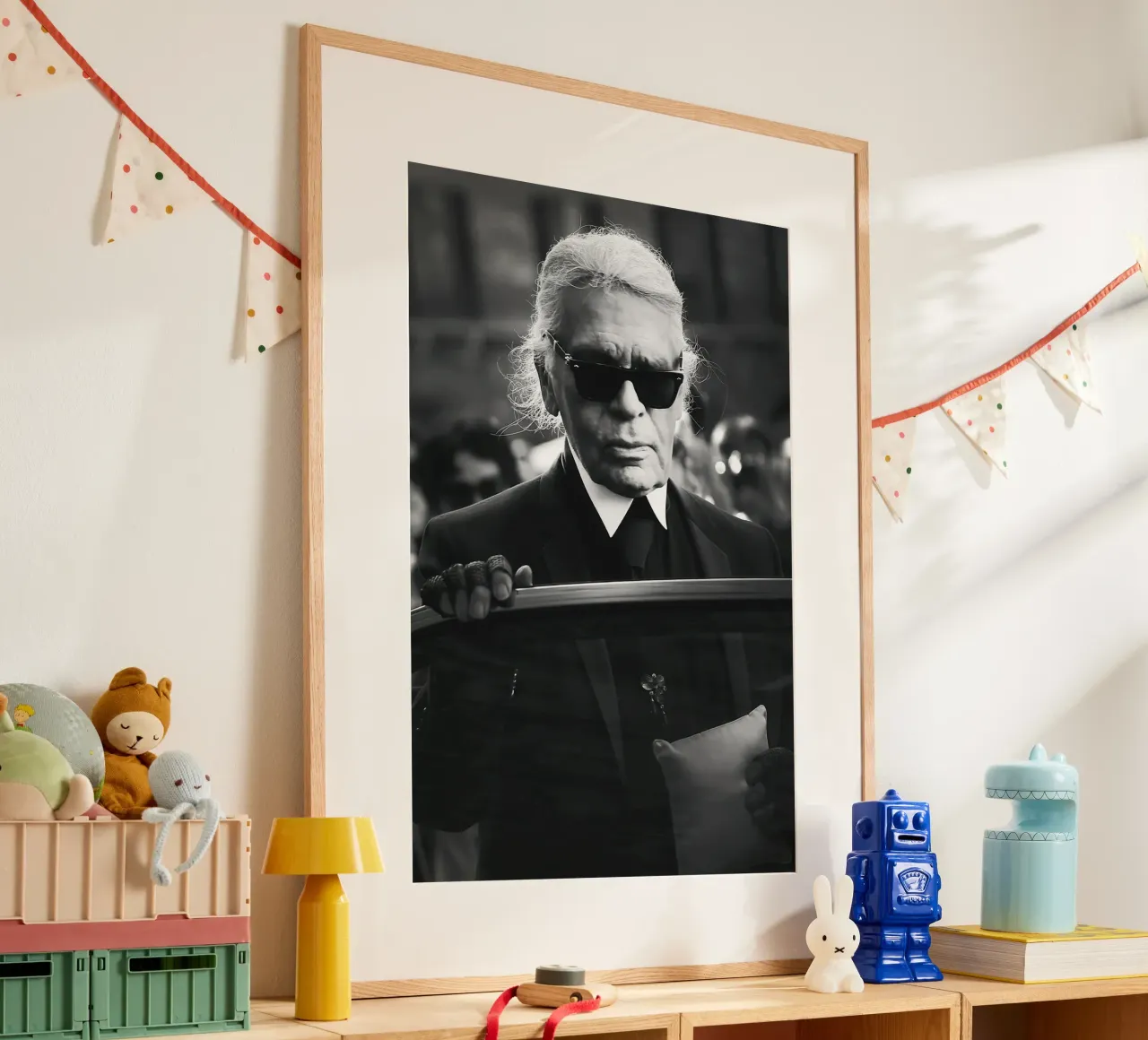 Karl Lagerfeld poster da vintgeseyn