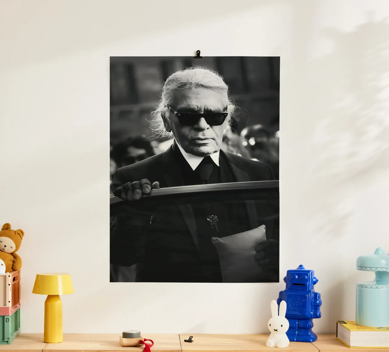Karl Lagerfeld poster da vintgeseyn