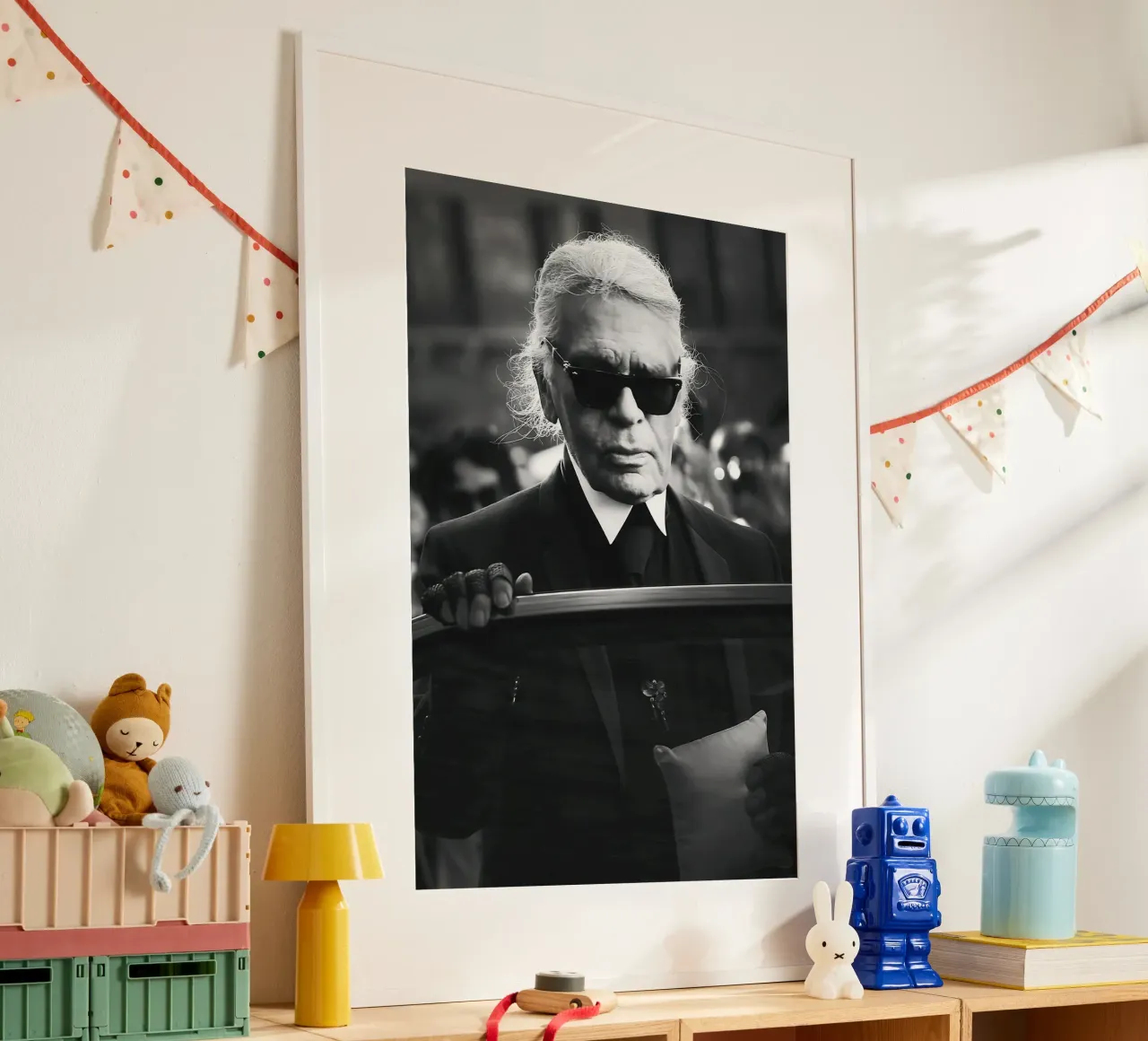 Karl Lagerfeld poster da vintgeseyn