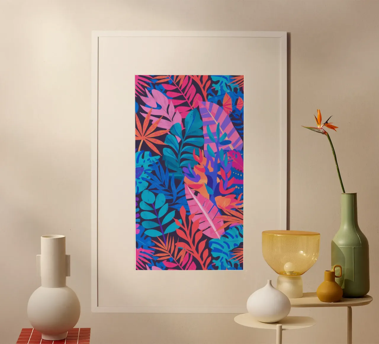 Sogno elettrico tropicale poster da Moon Revolver