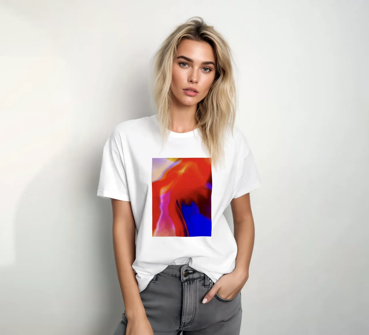 The floor is lava t-shirt da larissalala