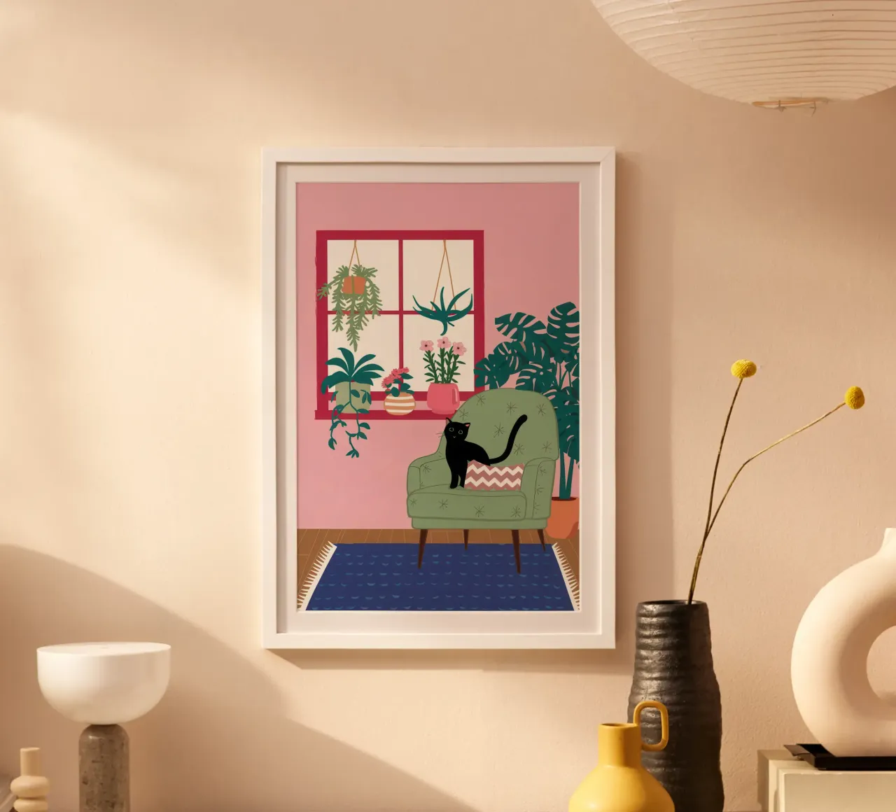 Riposo felino chic poster da Orchid Patina