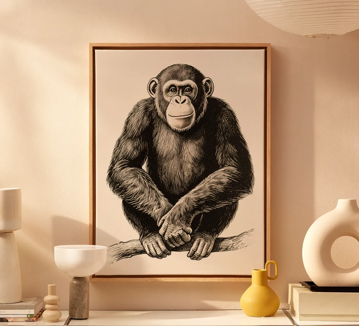 chimpansees canvas van knowledge