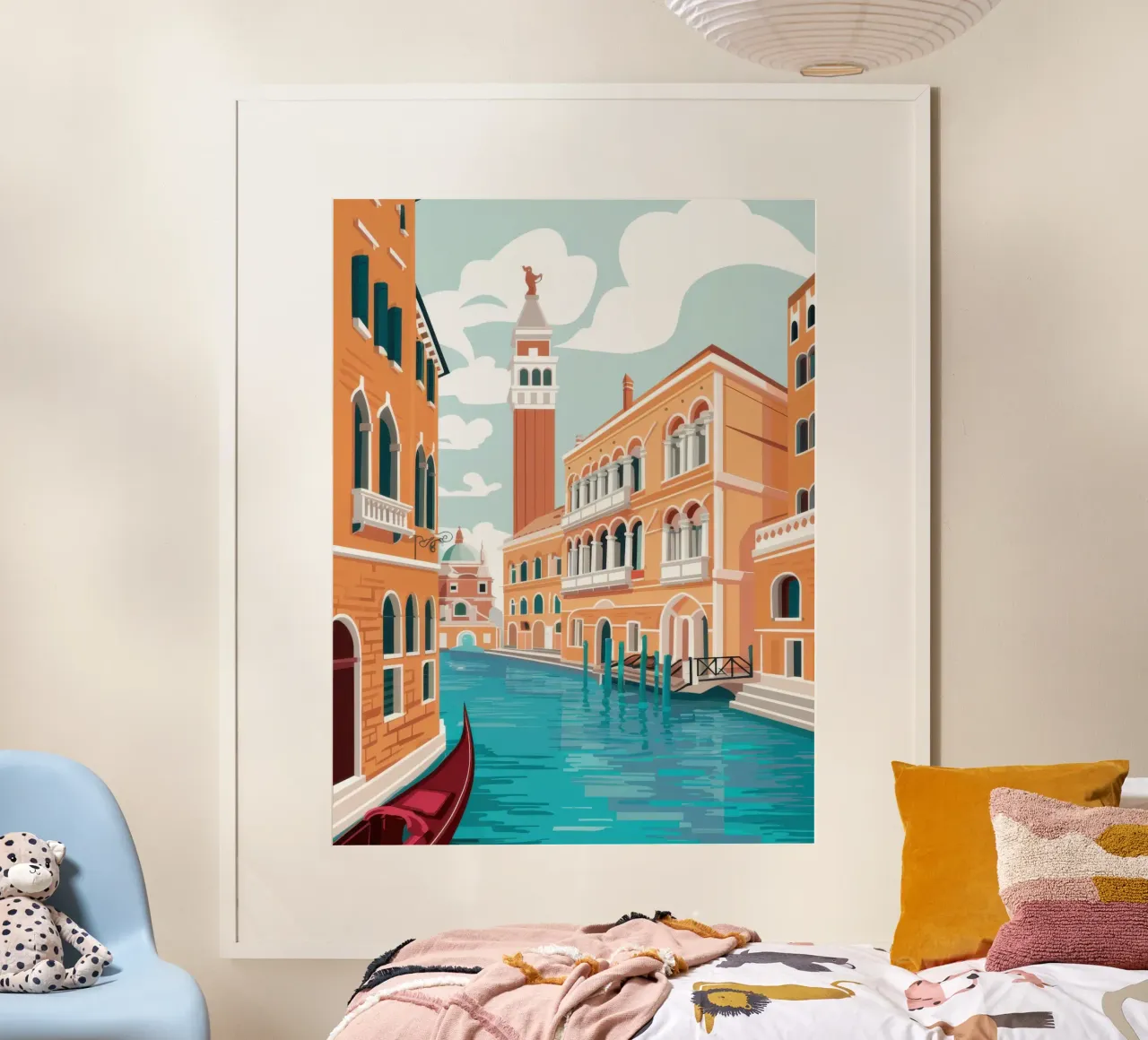 Serenità del canale veneziano poster da Echo Saber