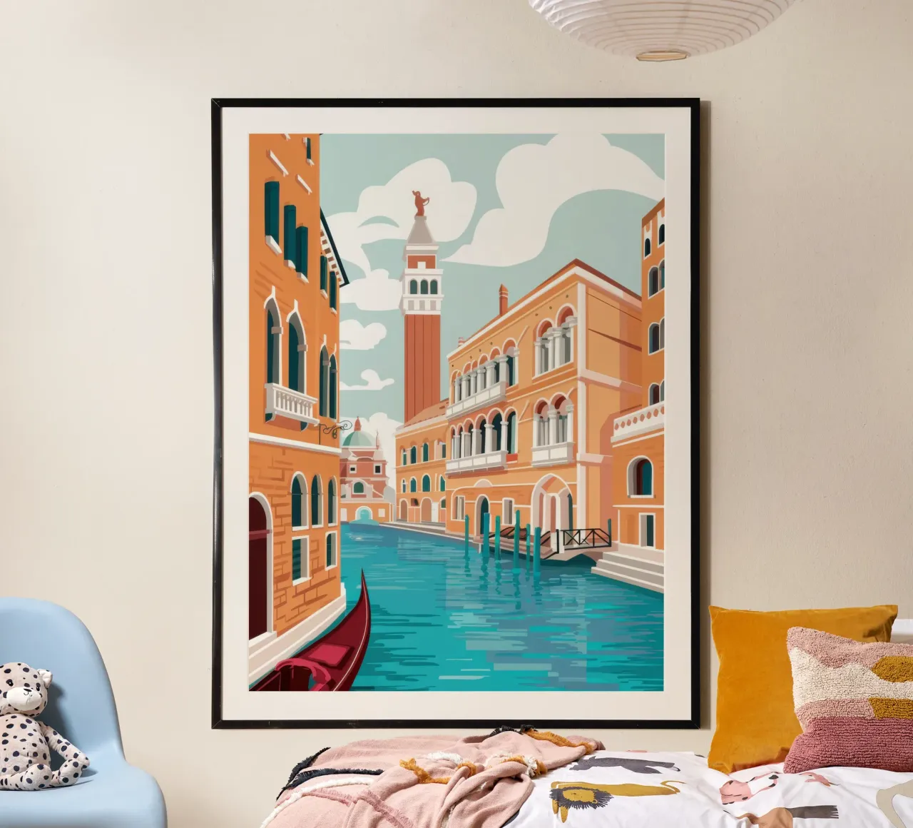 Serenità del canale veneziano poster da Echo Saber