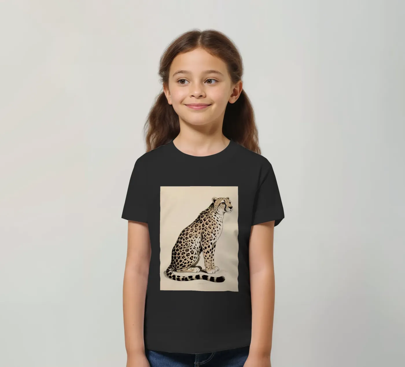 Gepard Kinder T-Shirt von knowledge