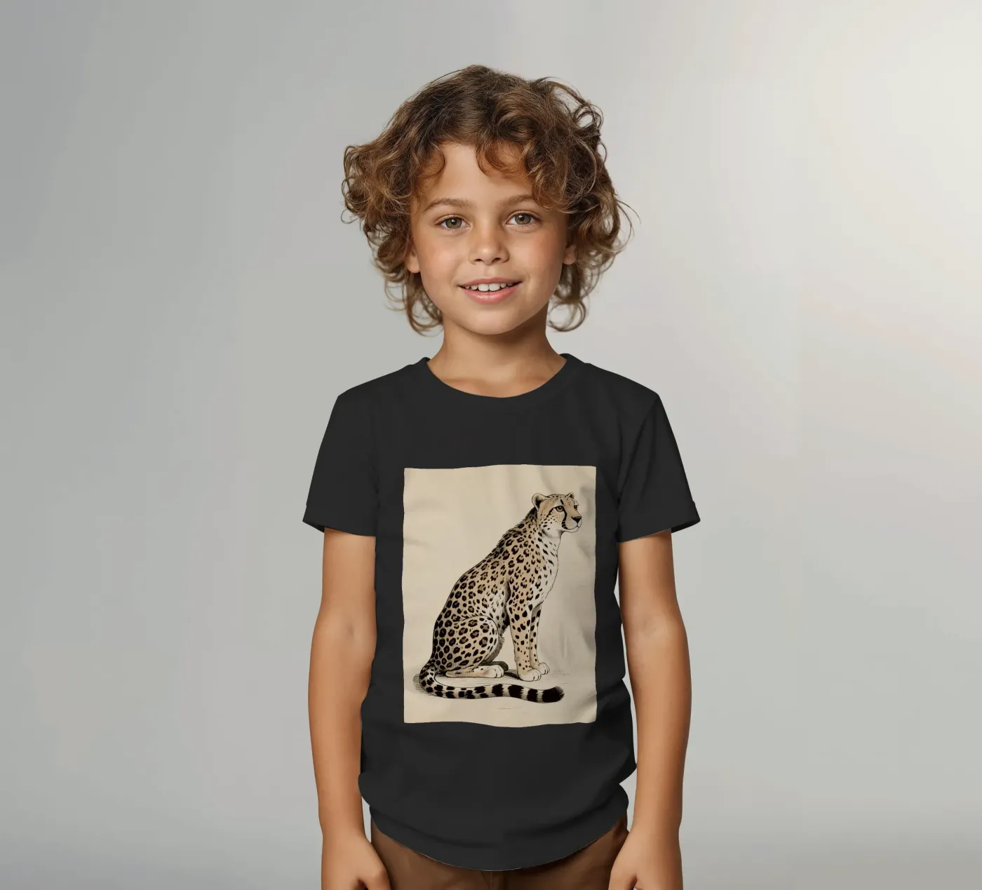 Gepard Kinder T-Shirt von knowledge