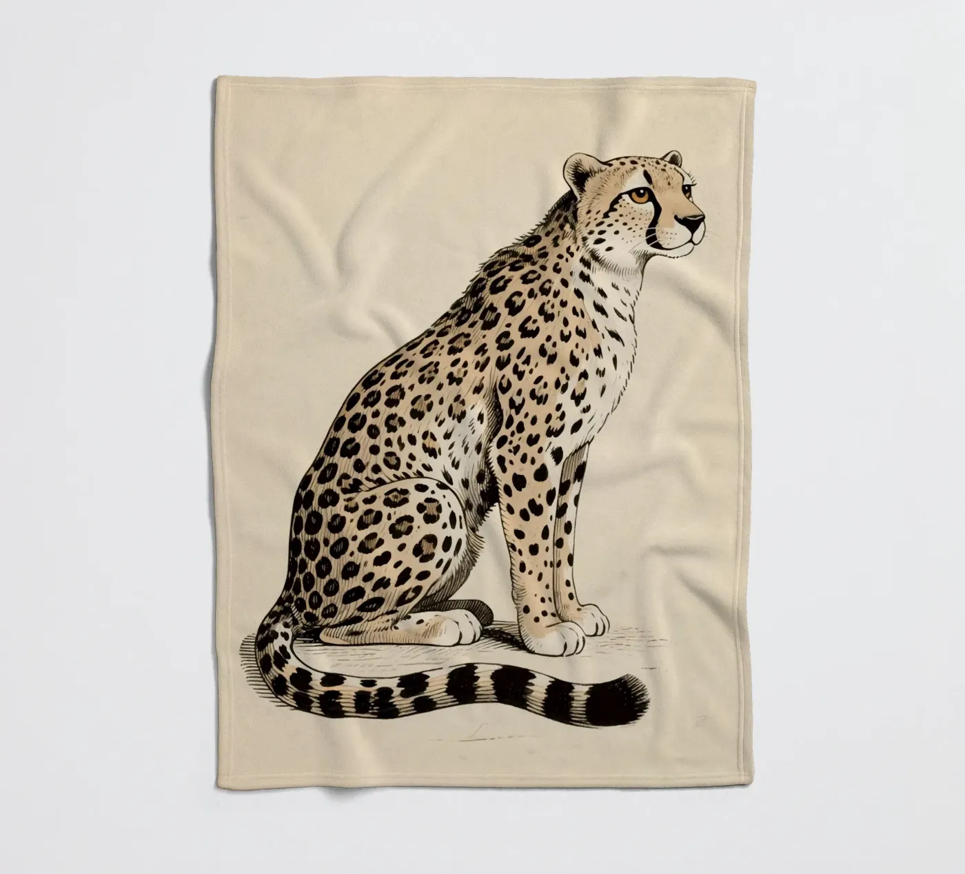 Gepard Fleecedecke von knowledge