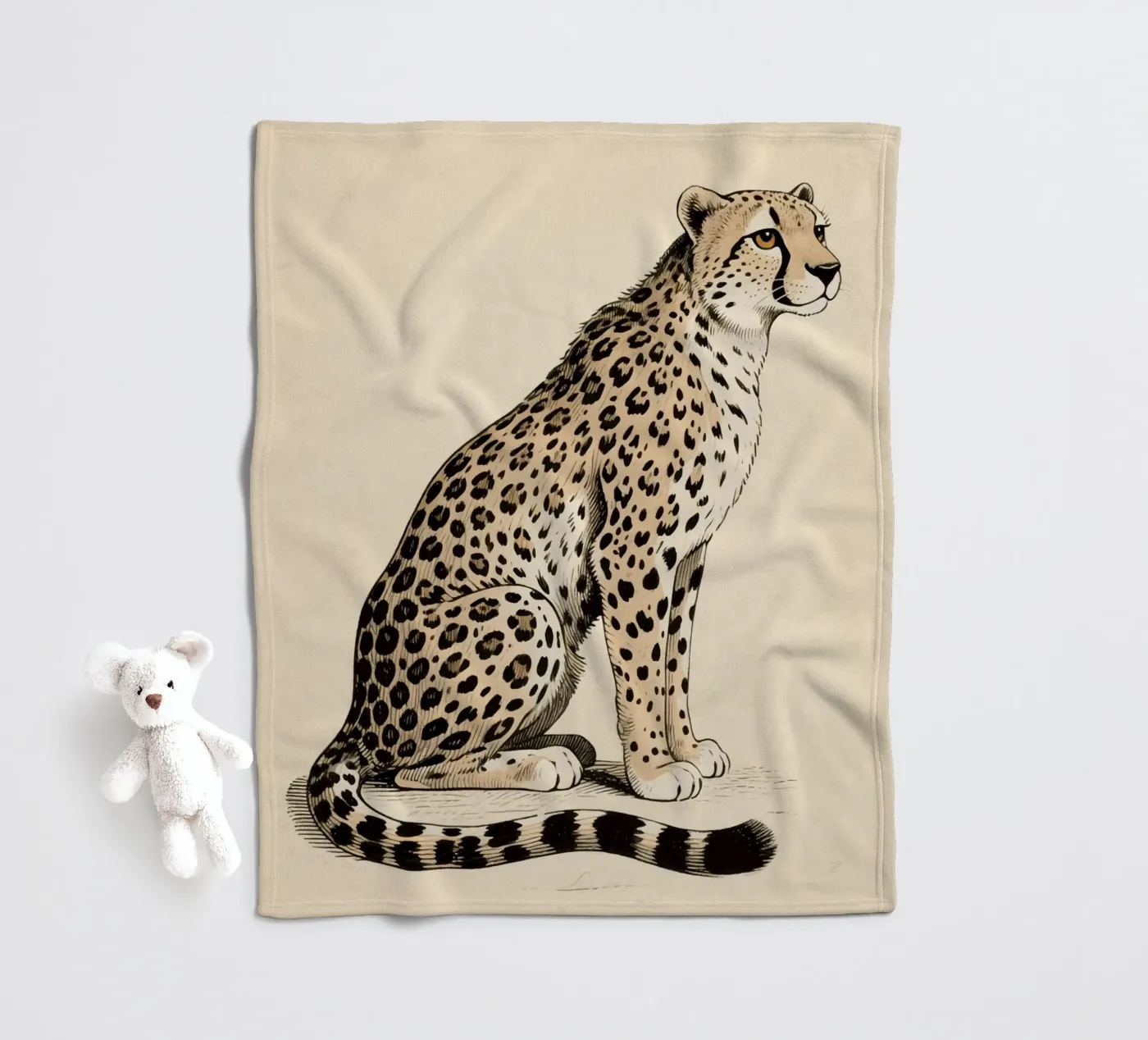 Gepard Fleecedecke von knowledge