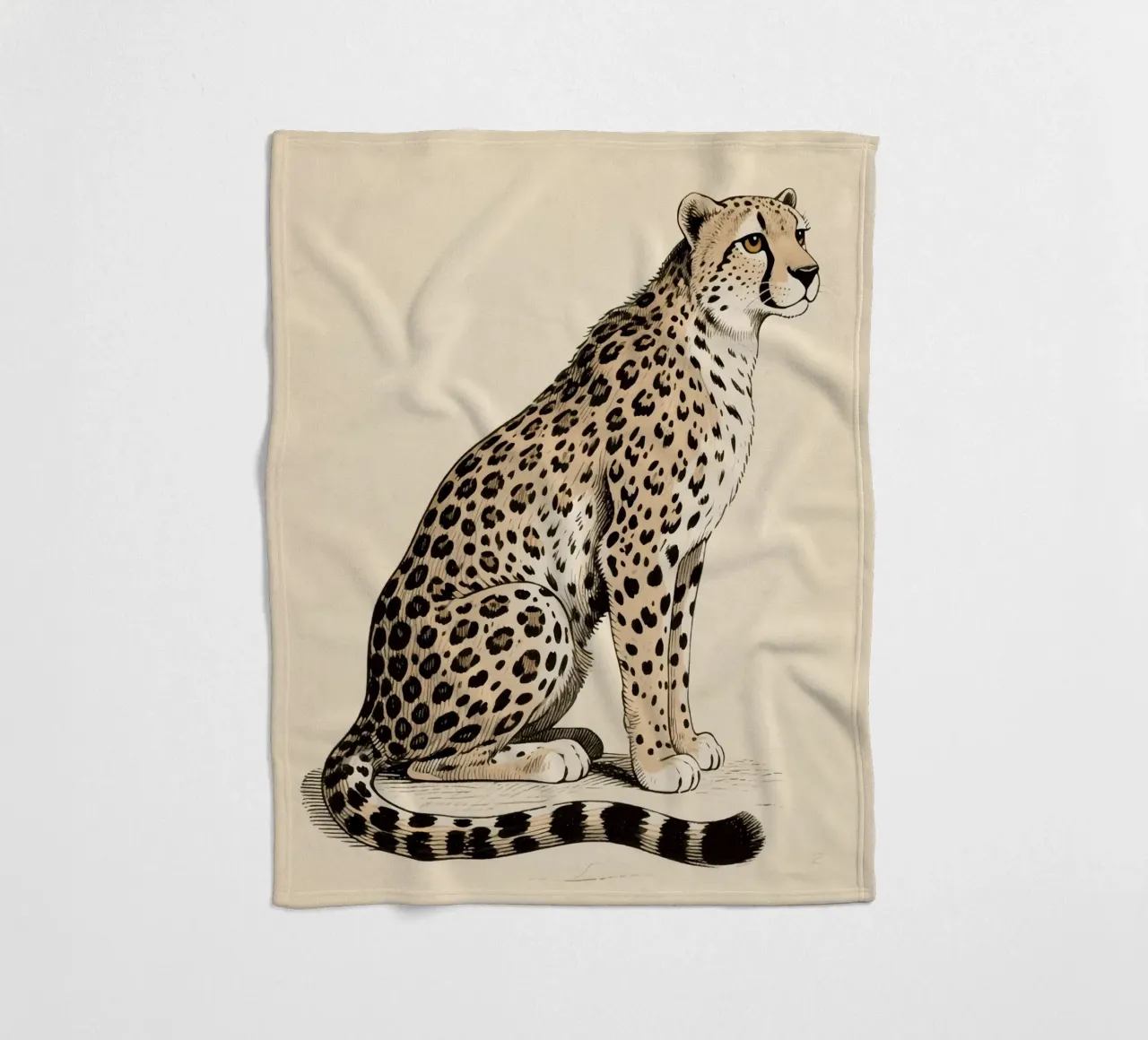 Ghepardo coperta in pile da knowledge