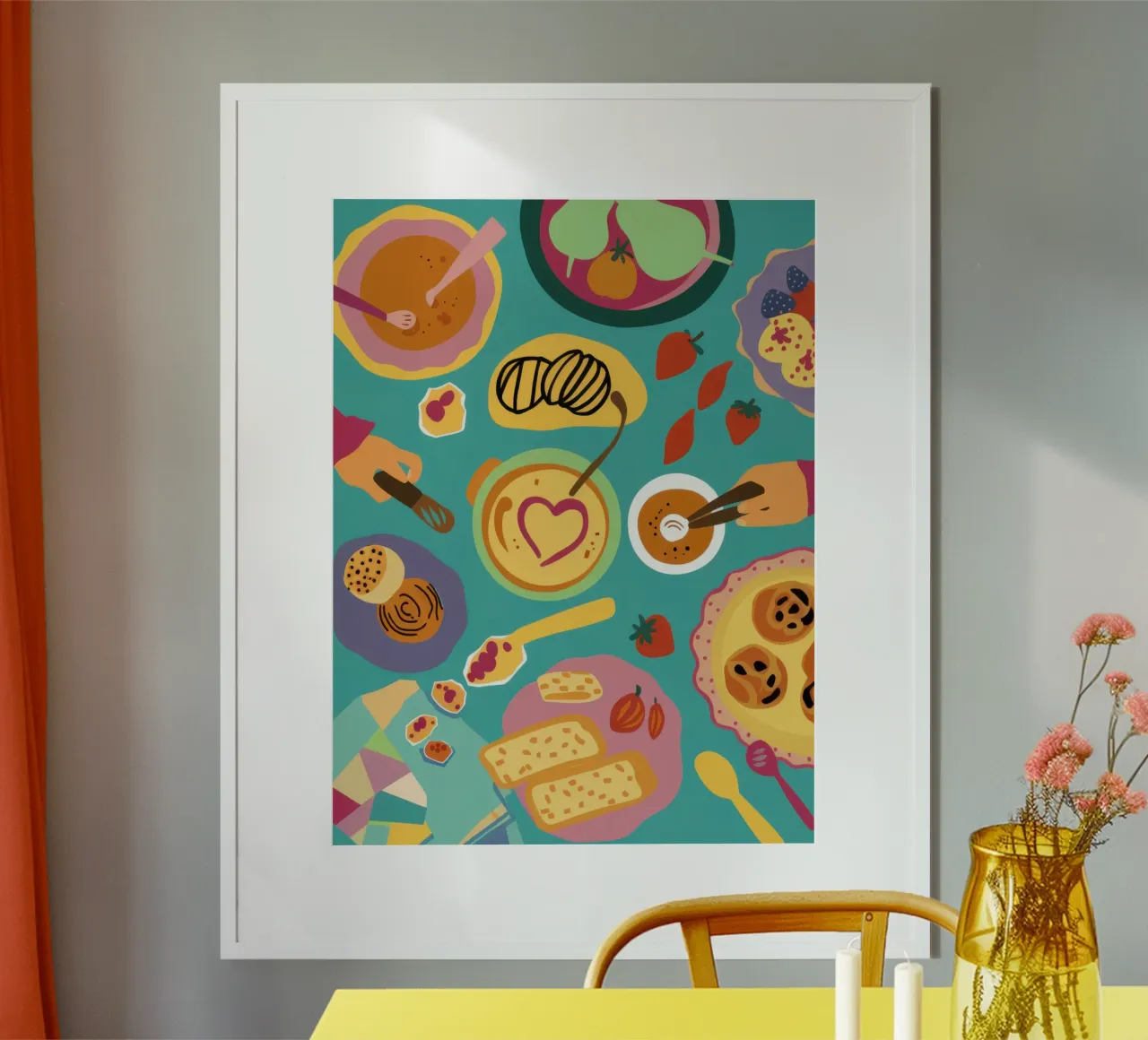 Festa del cibo poster da Sure Paint