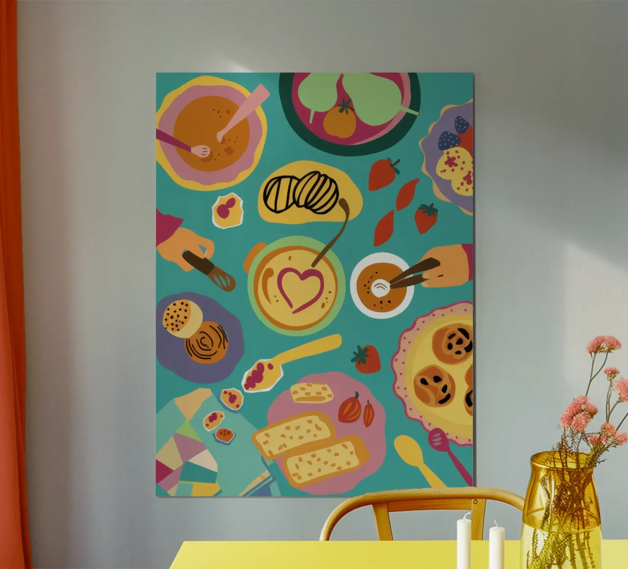 Festa del cibo poster da Sure Paint