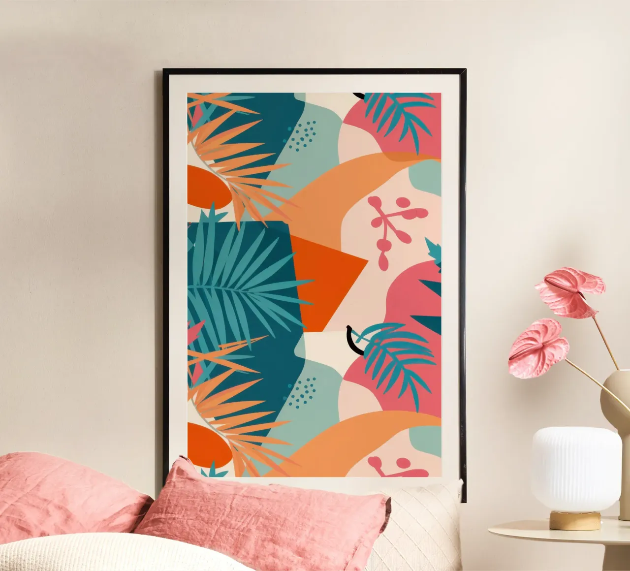 Collage botanico moderno poster da Moon Revolver