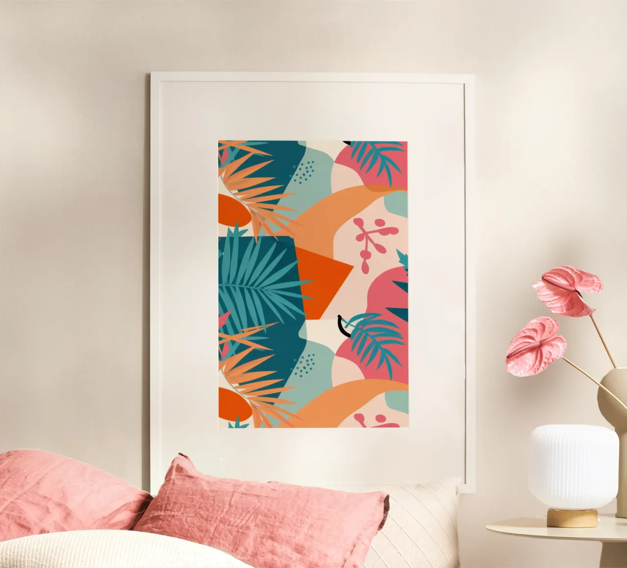 Collage botanico moderno poster da Moon Revolver