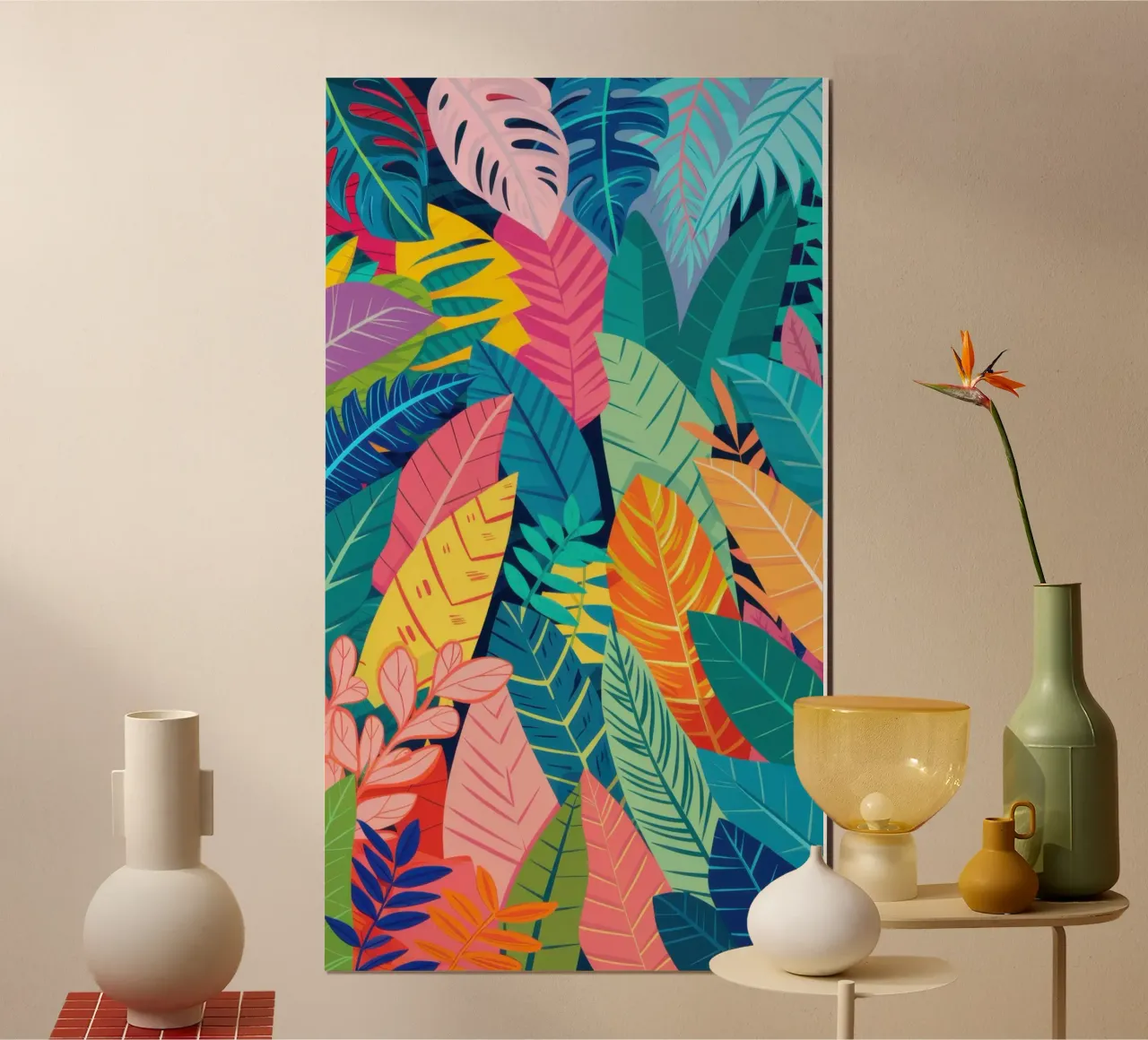 Pappagallo Giungla Radiosa poster da Orchid Patina
