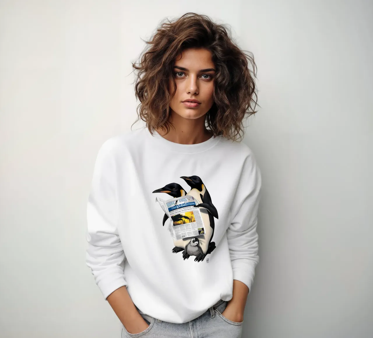 Read All Over (Coloured) felpa da Rob Art | Illustration