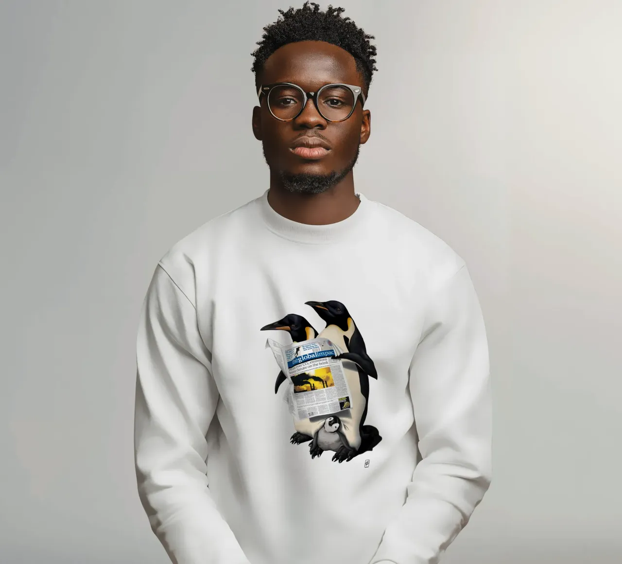 Read All Over (Coloured) felpa da Rob Art | Illustration