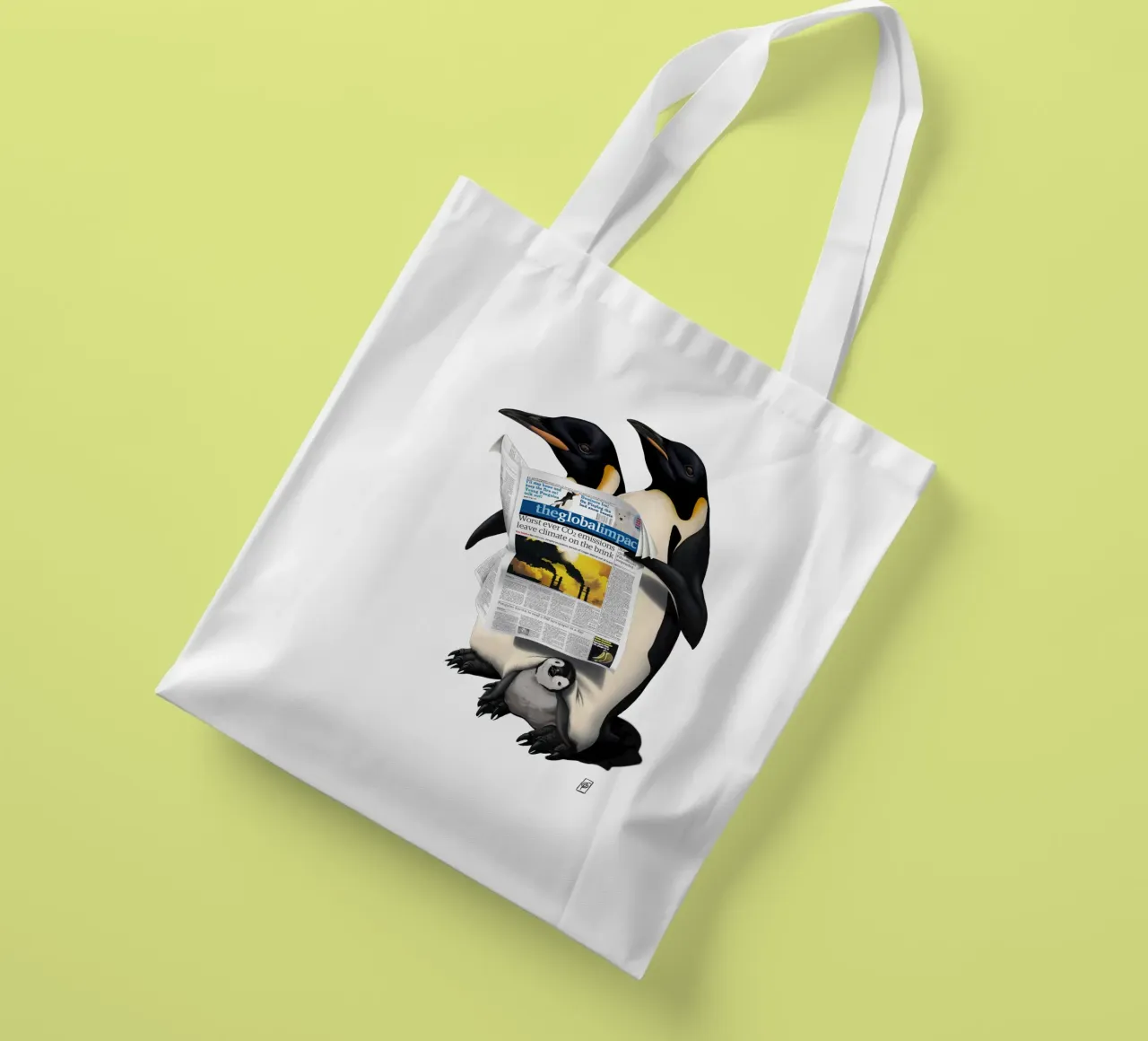 Read All Over (Coloured) borsa in juta da Rob Art | Illustration