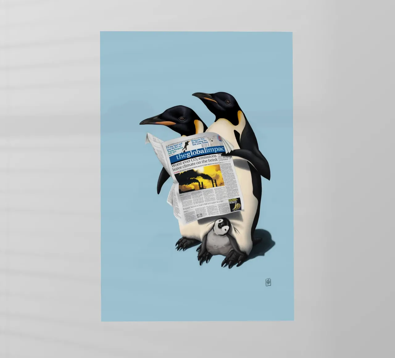 Read All Over (Coloured) pellicola backlit da Rob Art | Illustration