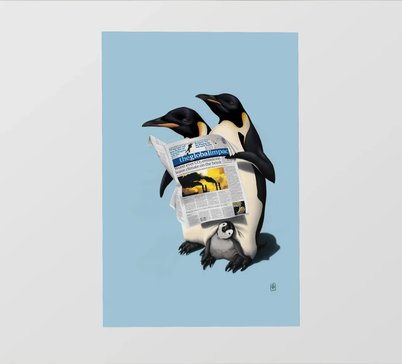 Read All Over (Coloured) pellicola backlit da Rob Art | Illustration