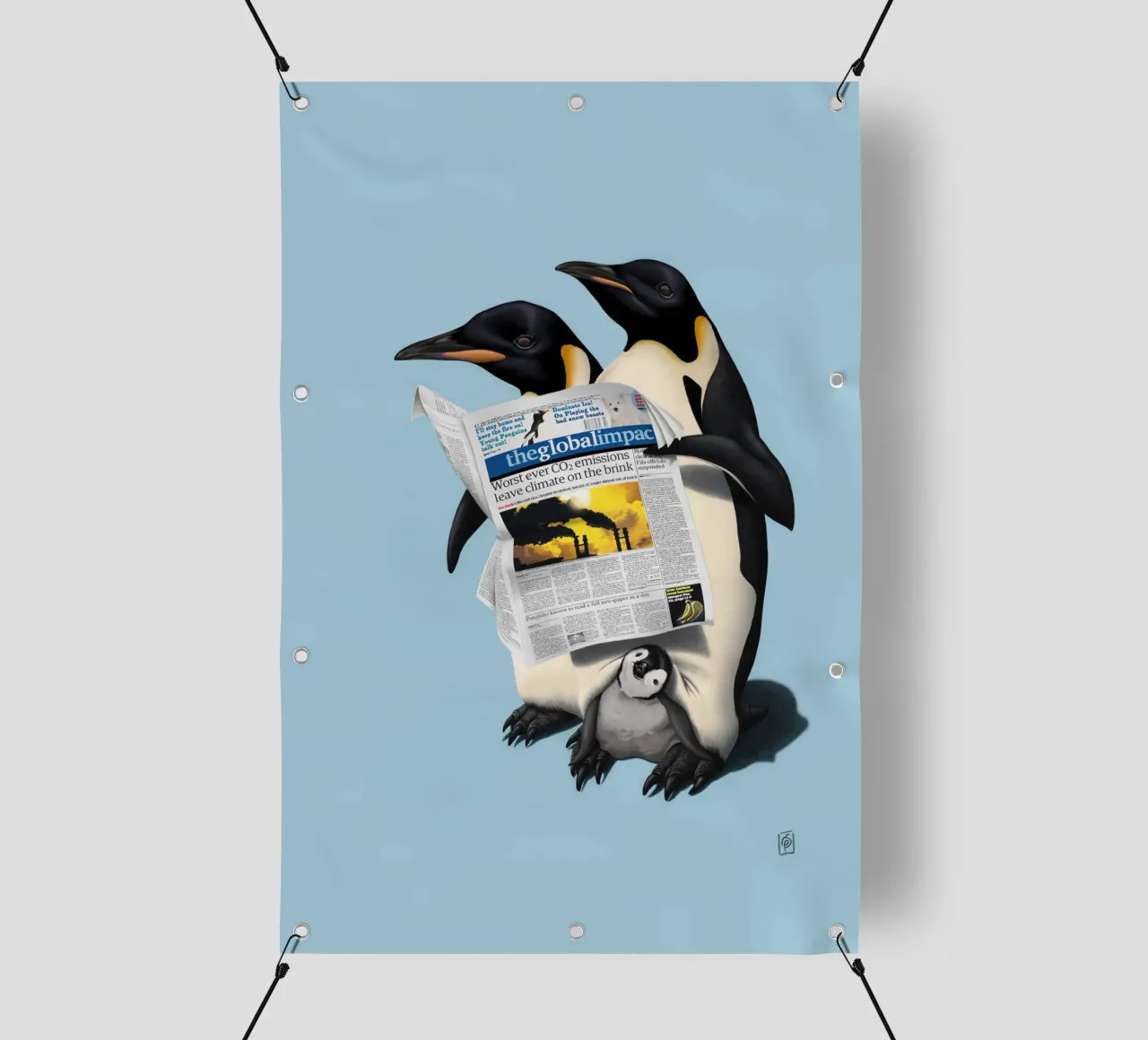 Read All Over (Coloured) telo in pvc da Rob Art | Illustration