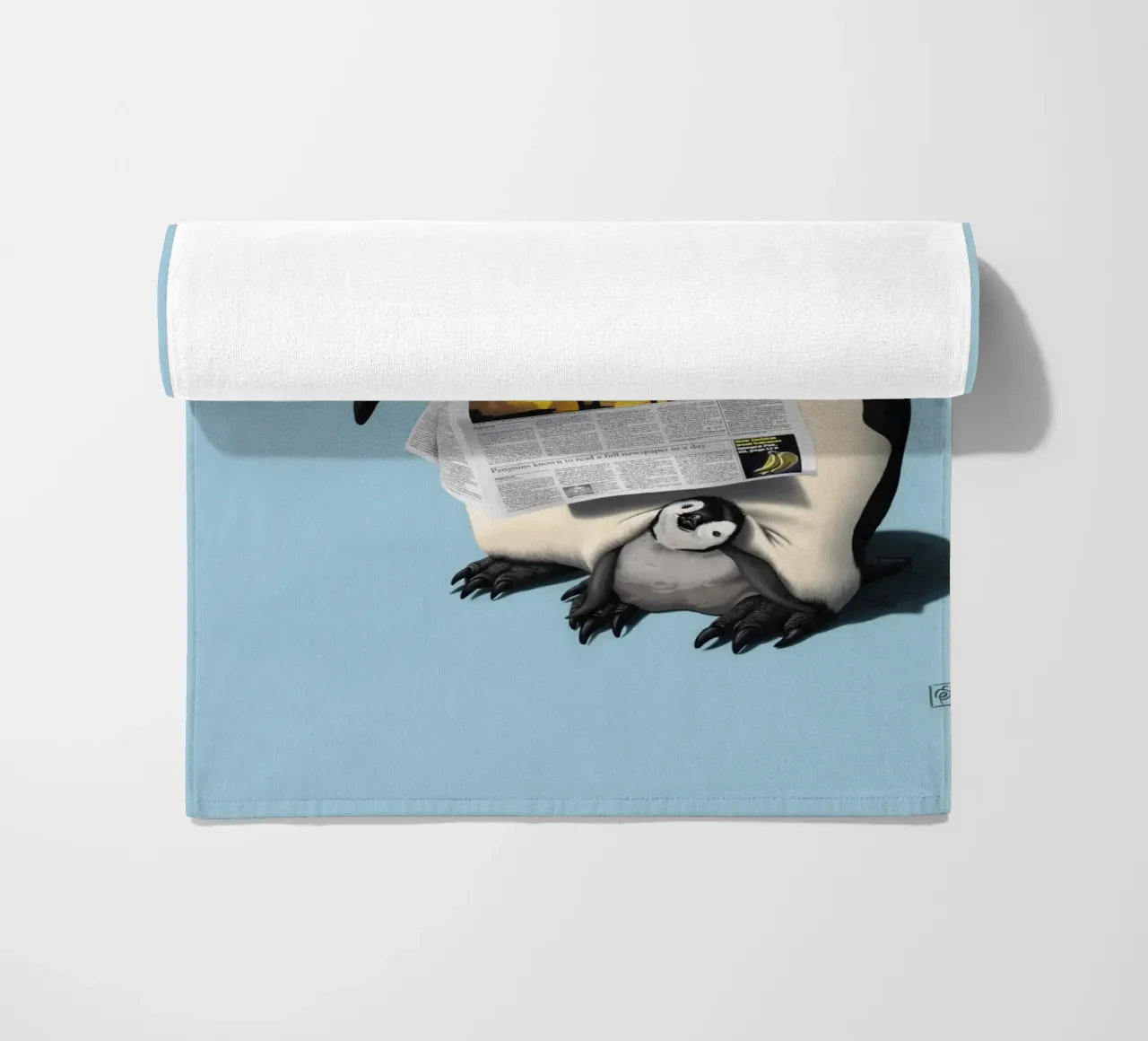 Read All Over (Coloured) telo mare da Rob Art | Illustration