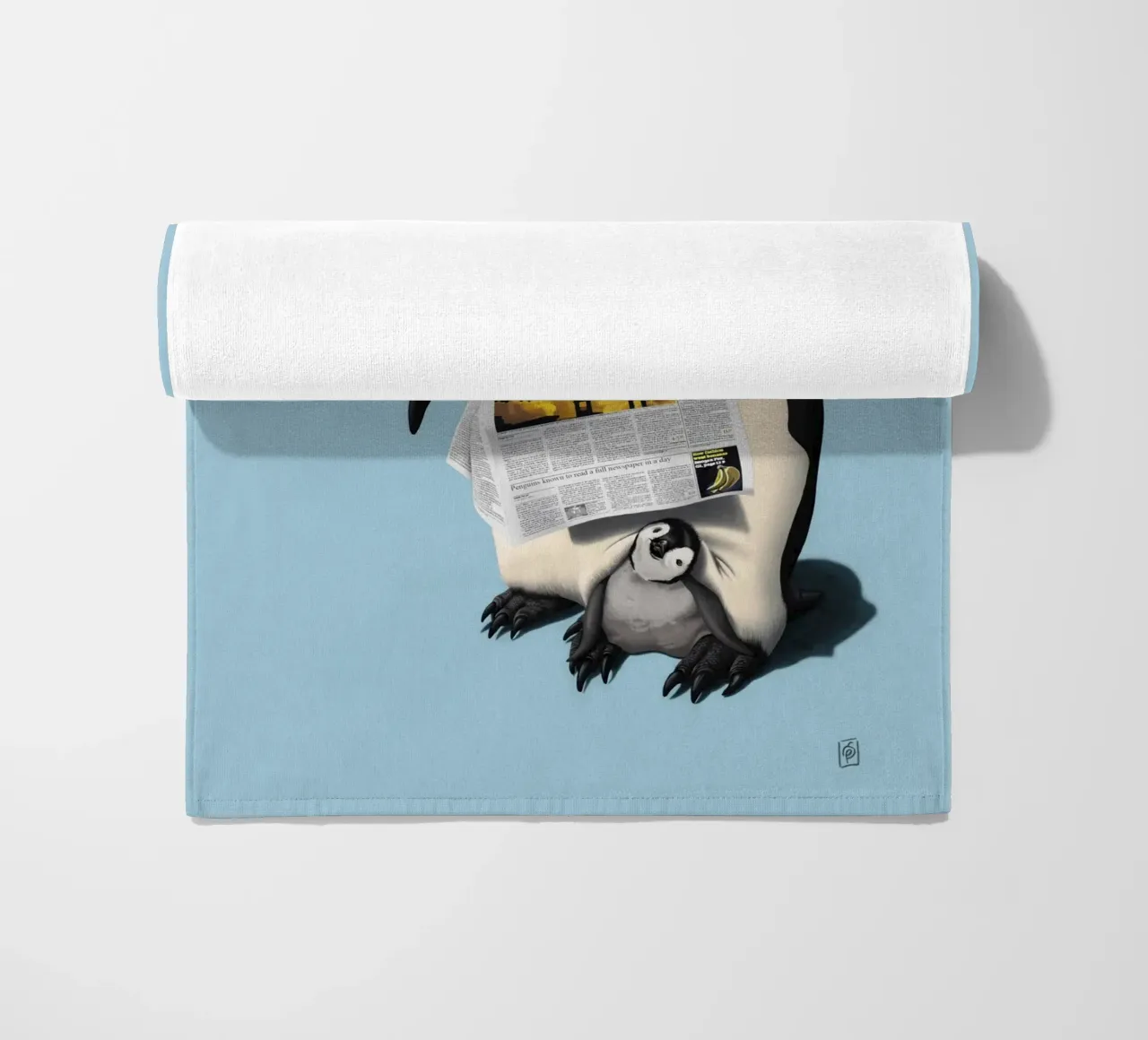 Read All Over (Coloured) telo mare da Rob Art | Illustration