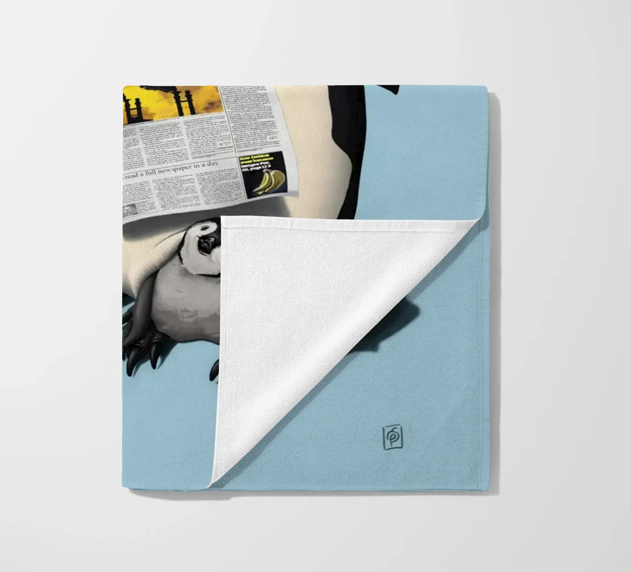 Read All Over (Coloured) telo mare da Rob Art | Illustration