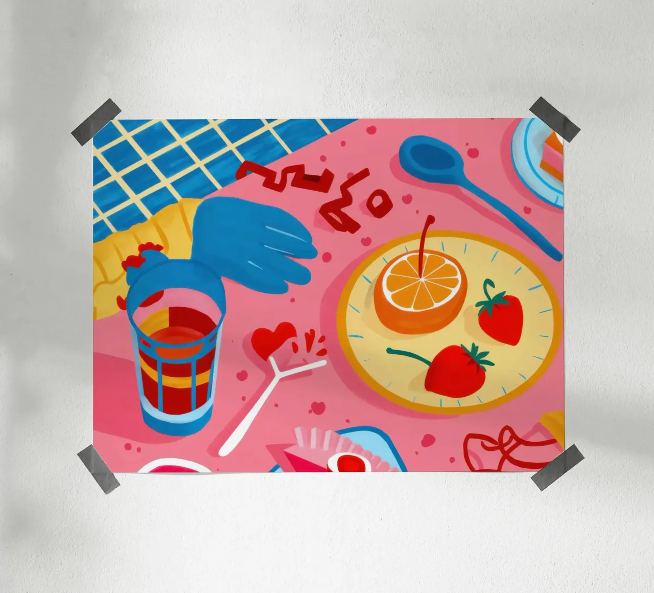 Gioia della colazione mattutina poster da Enter Bloom