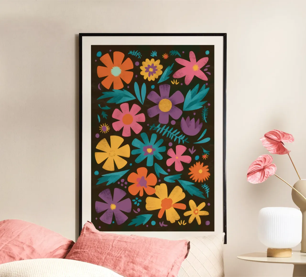 Fiori popolari di terra poster da Echo Saber