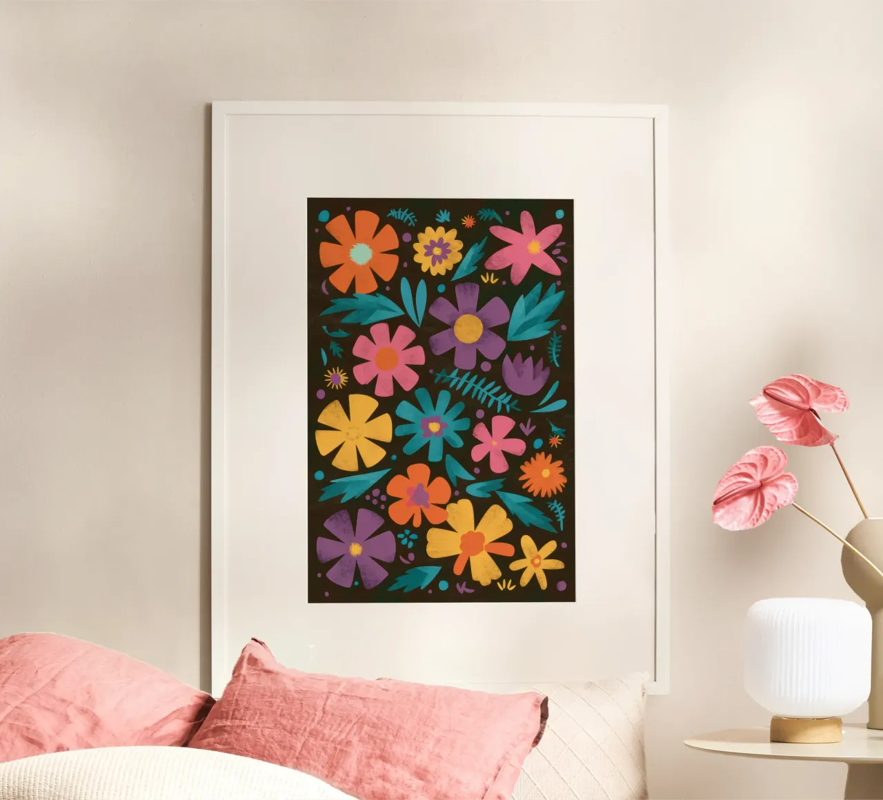 Fiori popolari di terra poster da Echo Saber