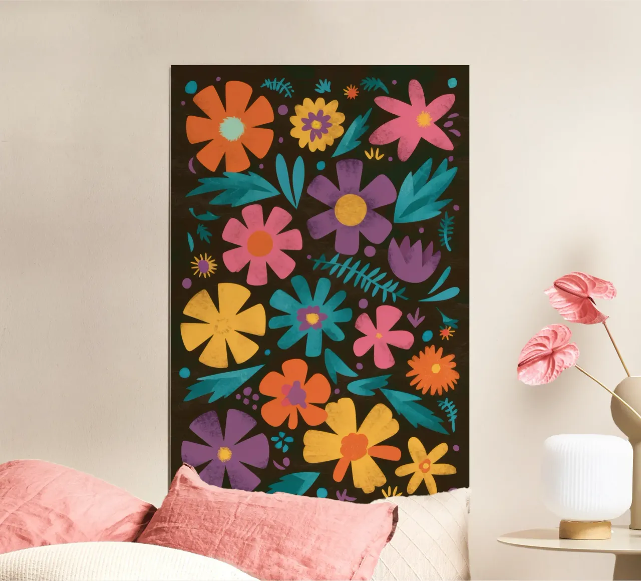 Fiori popolari di terra poster da Echo Saber