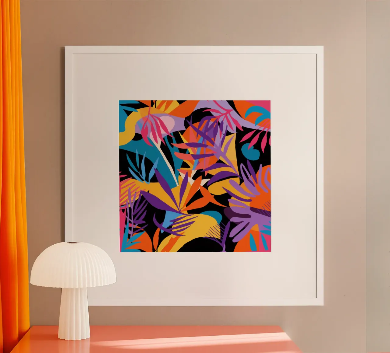 Esplosione tropicale infuocata poster da Moon Revolver