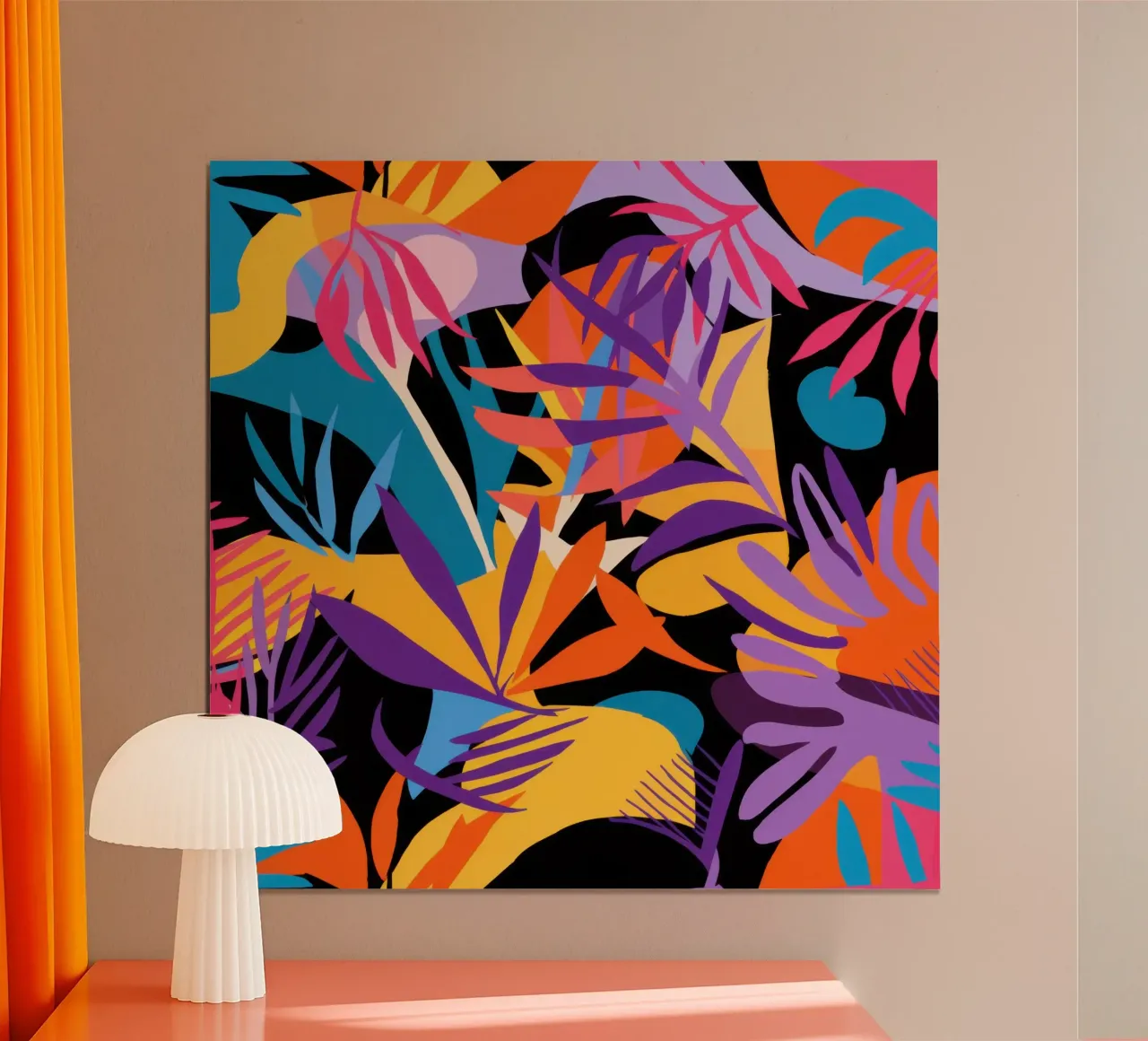 Esplosione tropicale infuocata poster da Moon Revolver