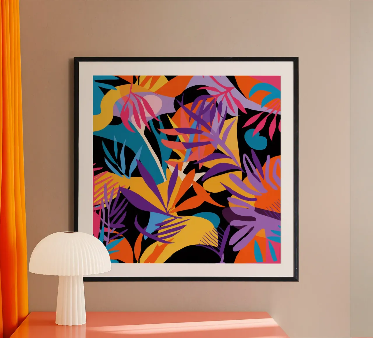 Esplosione tropicale infuocata poster da Moon Revolver