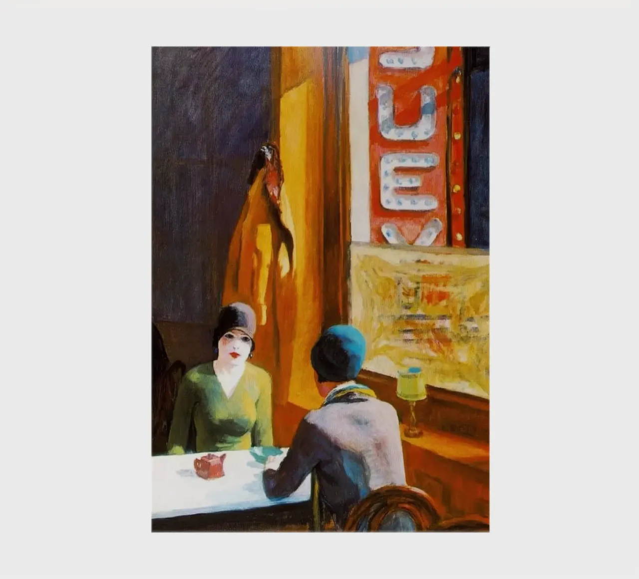 Chop Suey by Edward Hopper notebook by Rayretr