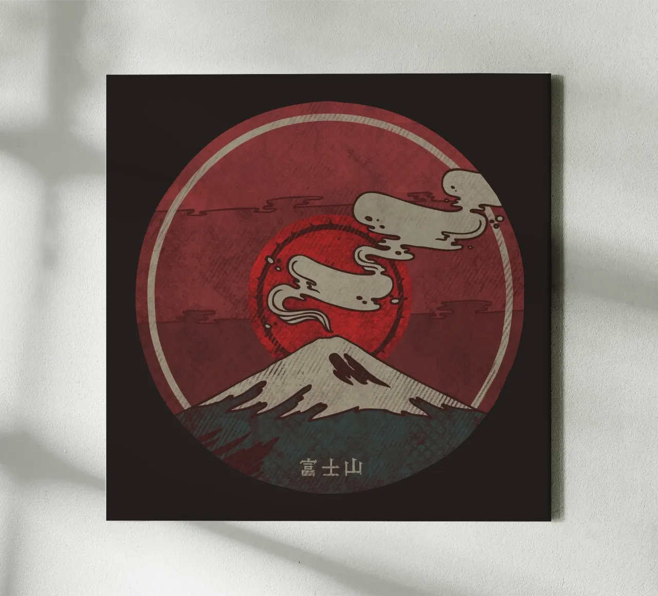 Fuji canvas met Baklijst van againstbound