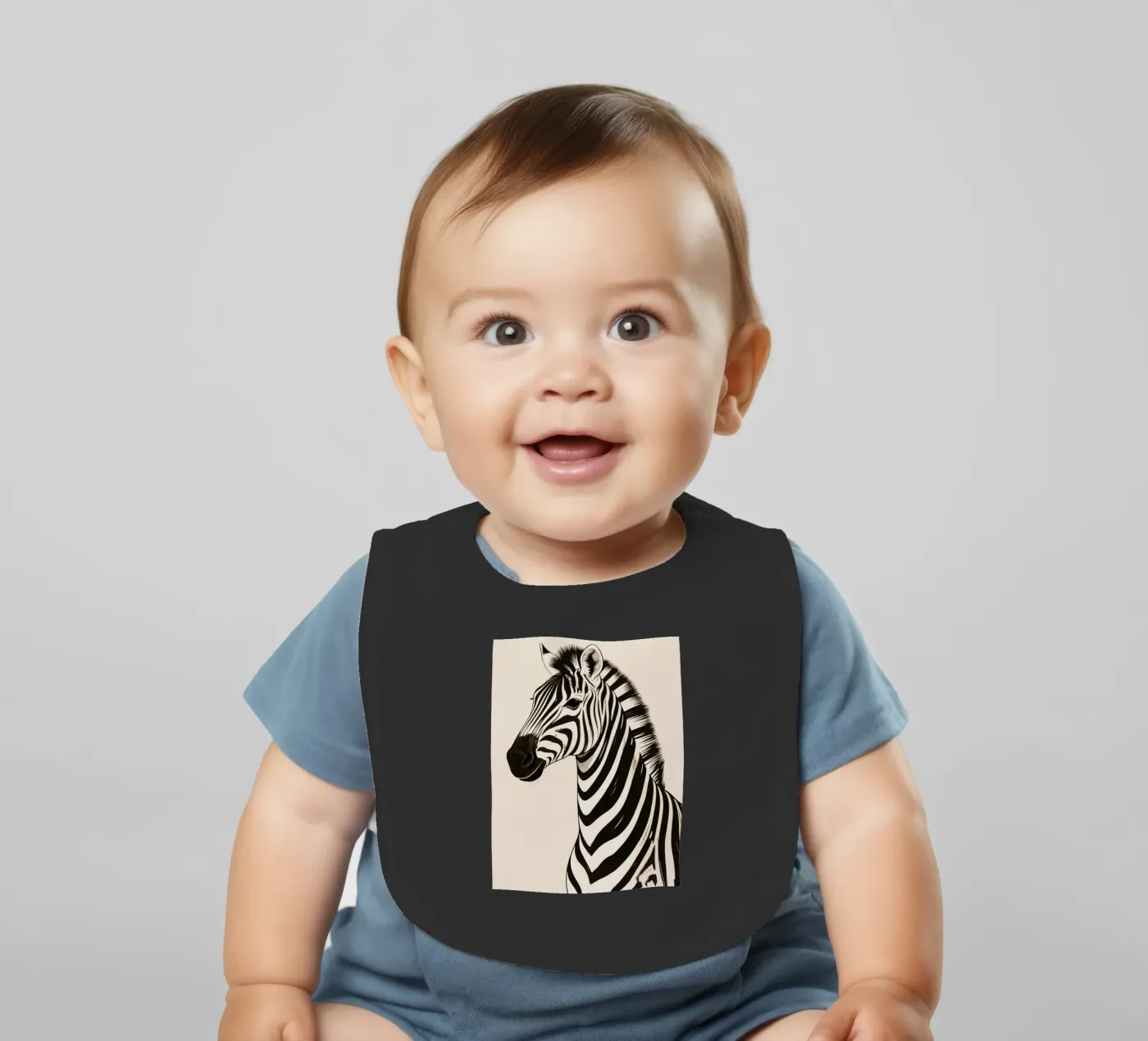 Zebra Babylätzchen von knowledge