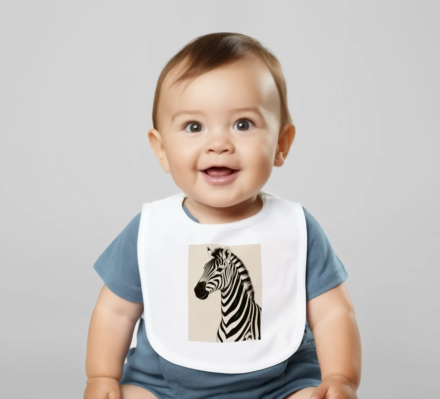 Zebra Babylätzchen von knowledge