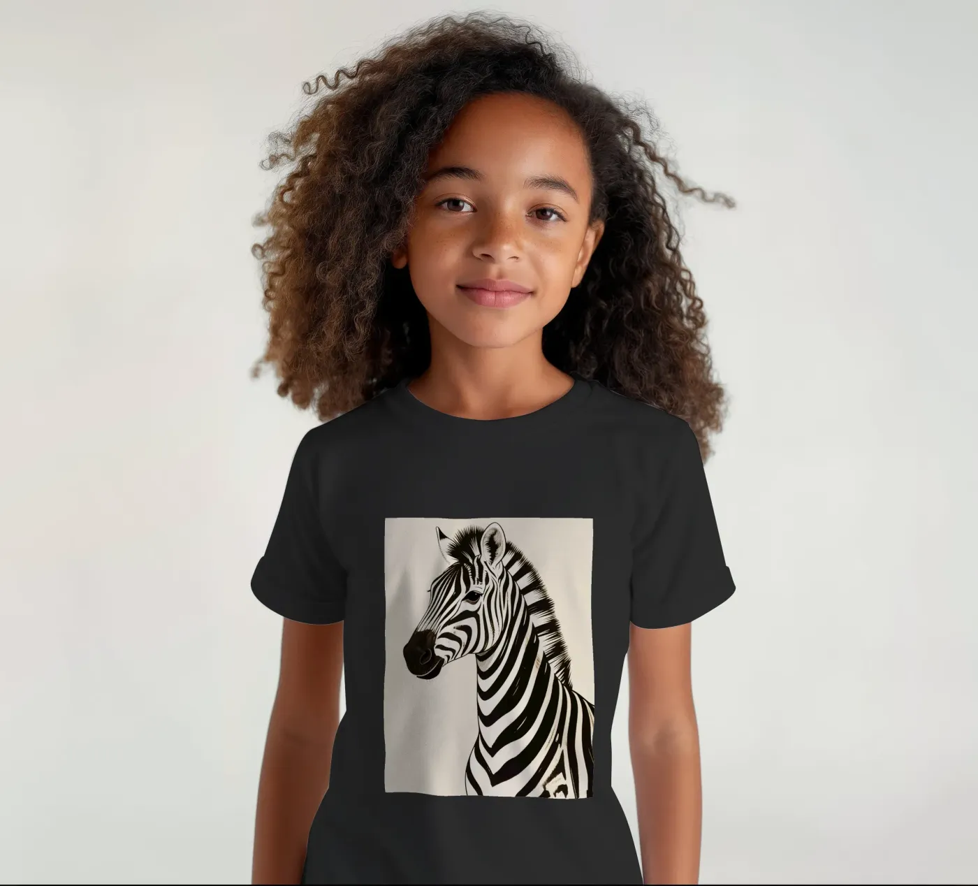 Zebra t-shirt bambini da knowledge