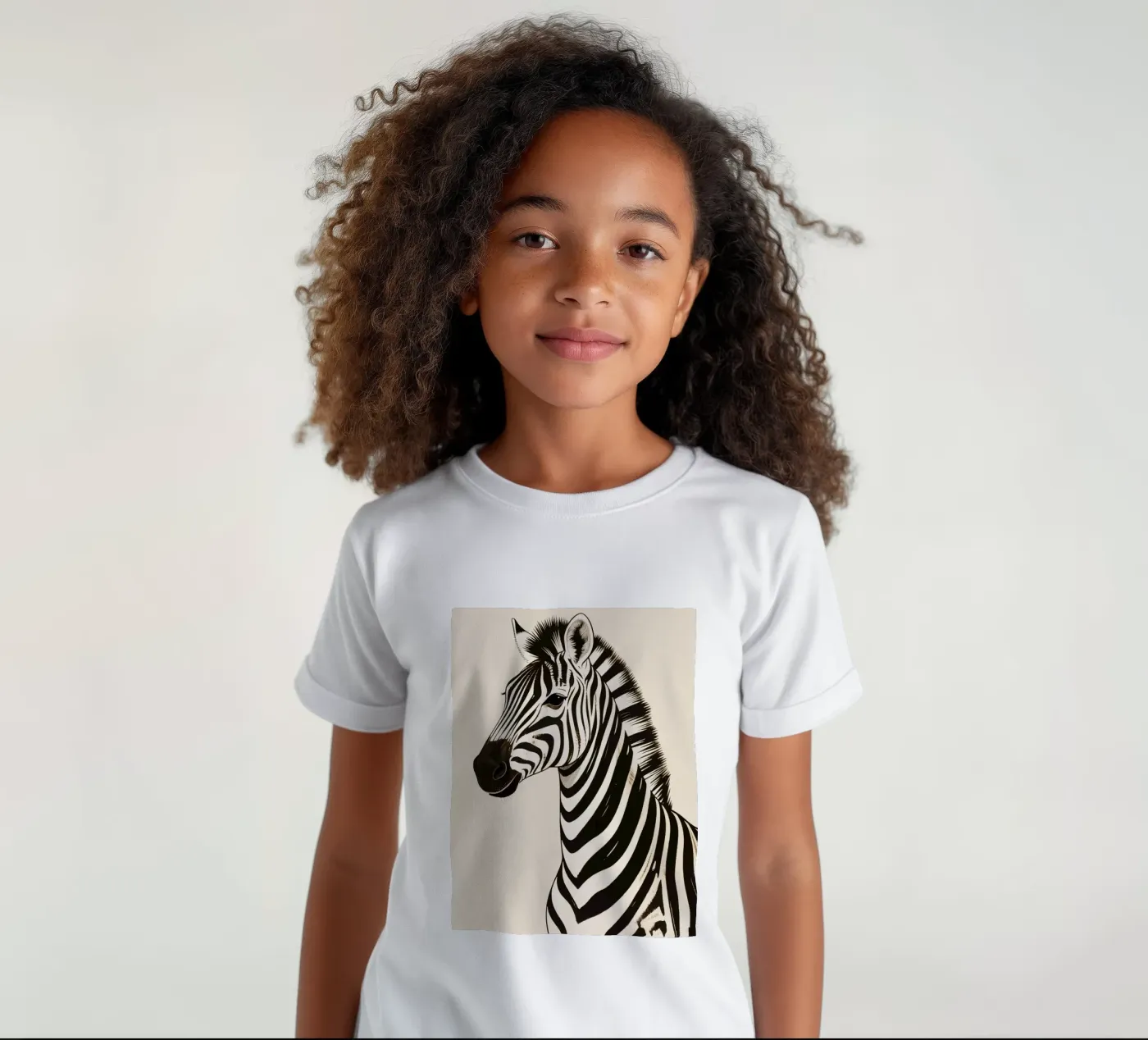Zebra t-shirt bambini da knowledge