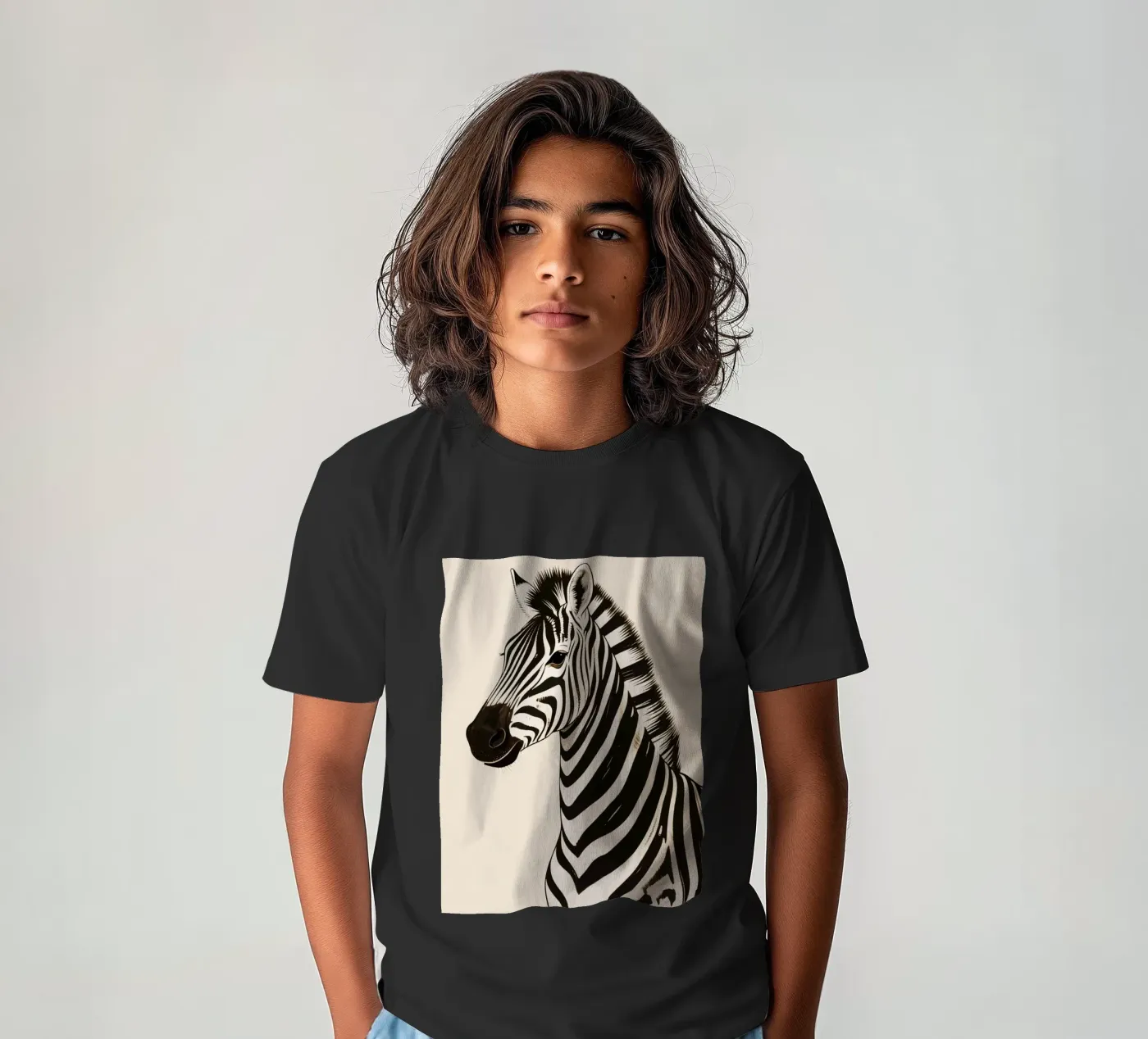 Zebra t-shirt bambini da knowledge