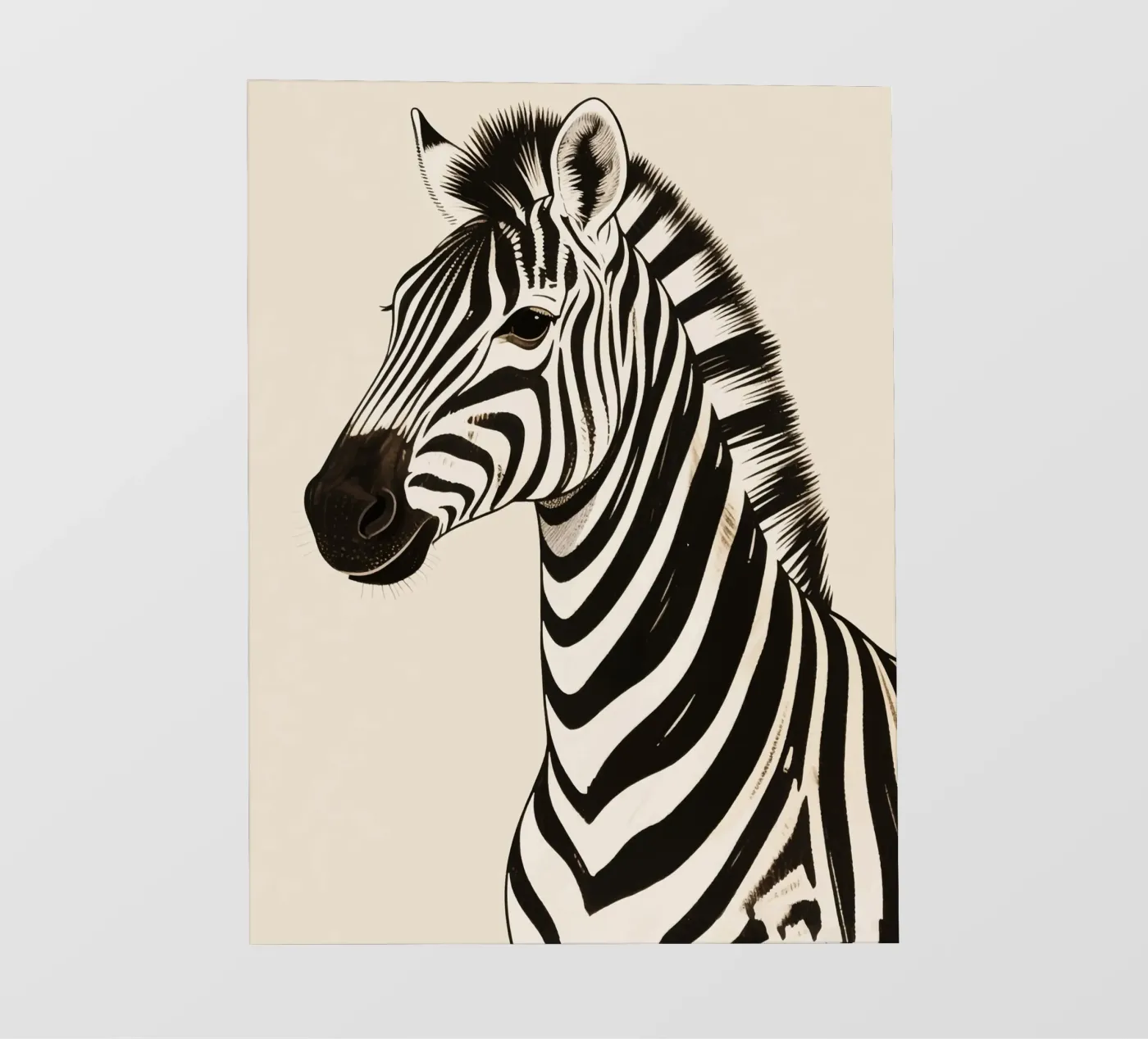 Zebra fotobehang van knowledge