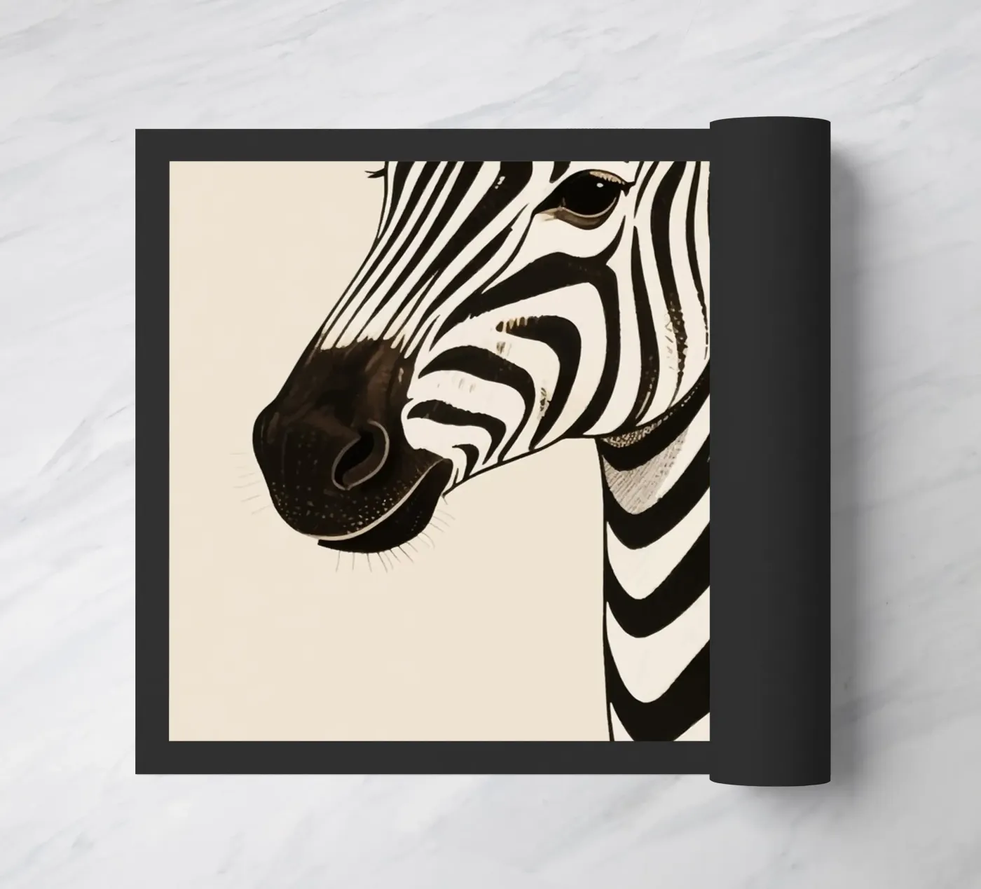 Zebra deurmat van knowledge