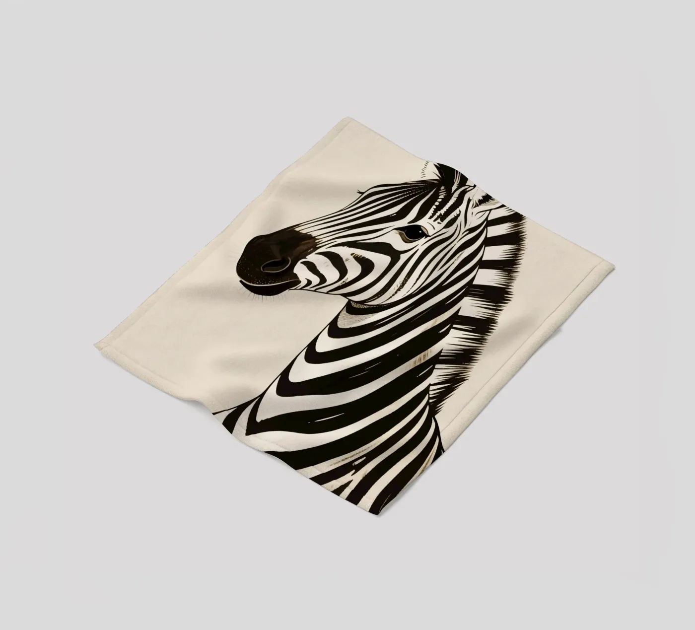 Zebra Fleecedecke von knowledge